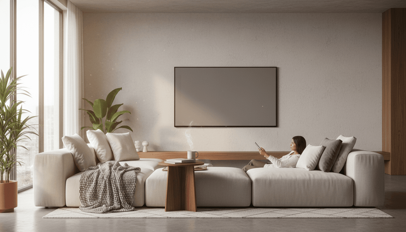 Customer receiving personalized guidance while shopping for home décor